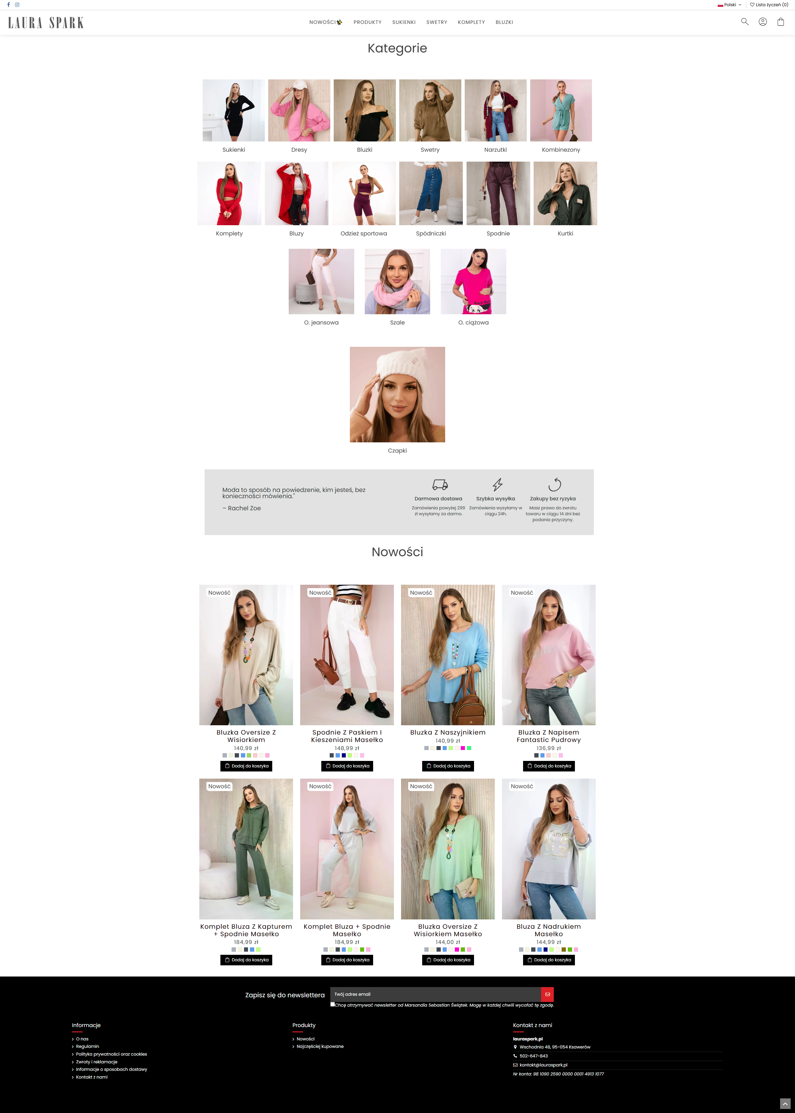 Laura Spark - main page